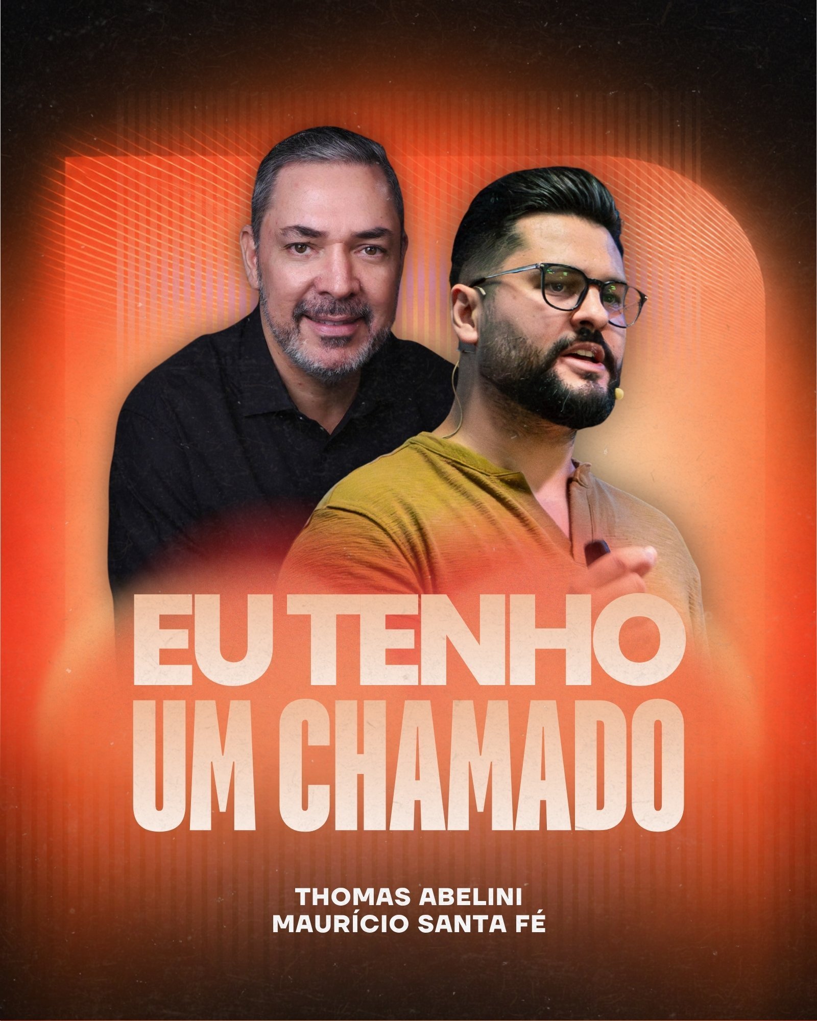 Pastor Thomas Abelini com Mauricio Santa Fé na série Eu Tenho Um Chamado